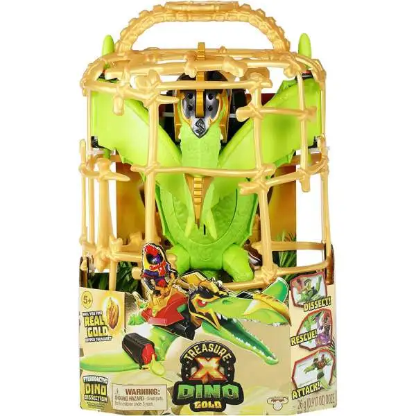 Treasure X Dino Gold Dino Dissection Pterodactyl Set