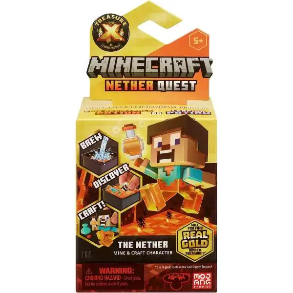 Treasure X Minecraft The Nether Mystery Pack [Fire Resistance Potion or Leaping Potion]