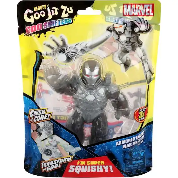 Heroes of Goo Jit Zu Marvel Goo Shifters Armored Energy War Machine Action Figure