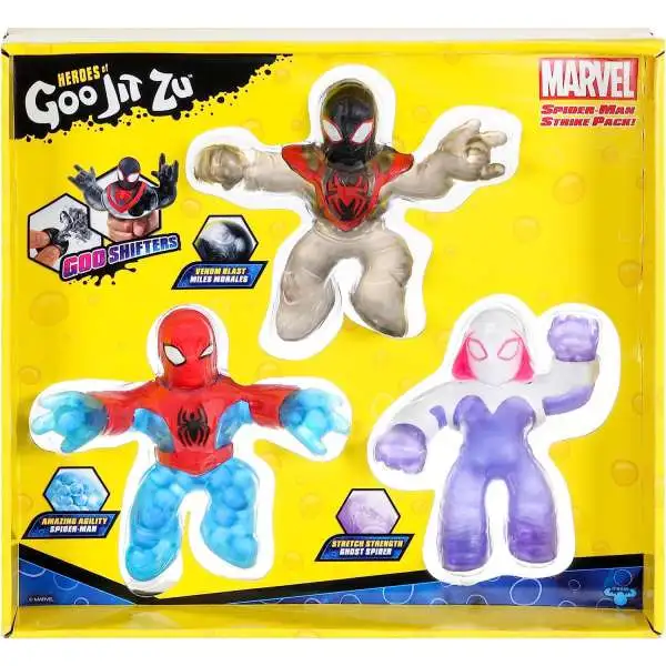 Marvel Licensed Heroes of Goo Jit Zu Hero Pack – 1-Pack Spider-Man 