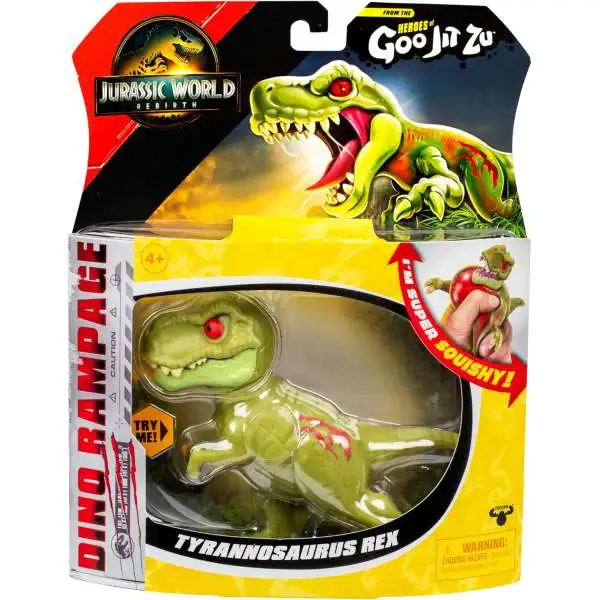 Heroes of Goo Jit Zu Jurassic World Rebirth Tyrannosaurus Rex Action Figure