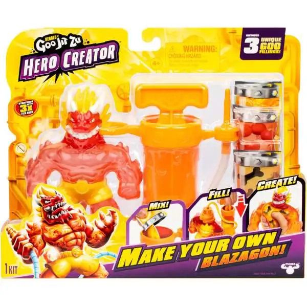 Heroes of Goo Jit Zu Hero Creator Blazagon Figure Set