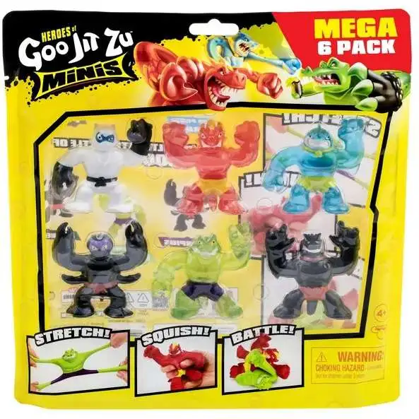 Heroes of Goo Jit Zu MINIS Thrash, Blazagon, Pantaro, Scorpius