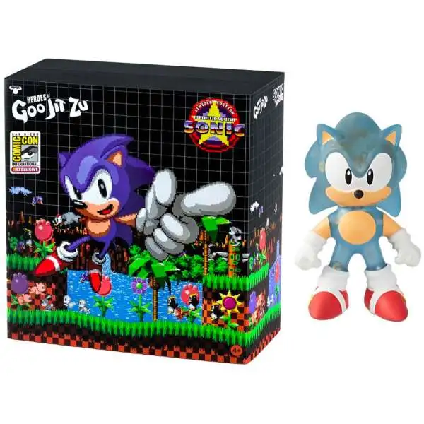 Heroes of Goo Jit Zu Sonic the Hedgehog Metallic Squish Sonic Exclusive Action Figure