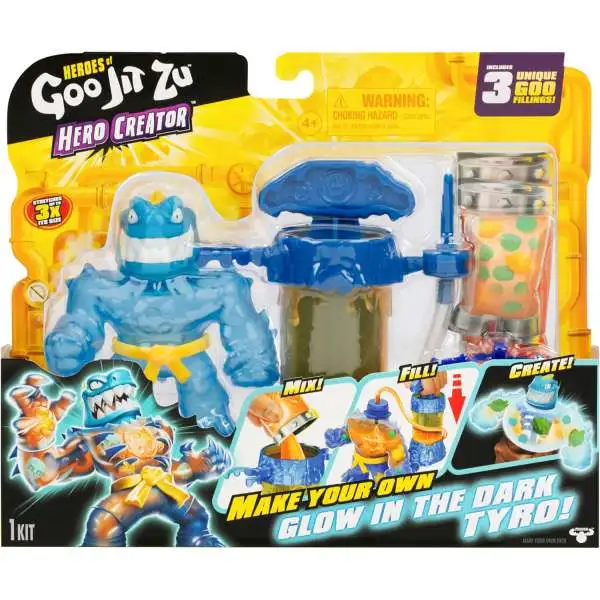 Heroes of Goo Jit Zu Hero Creator Tyro Figure Set [Glow-in-the-Dark]