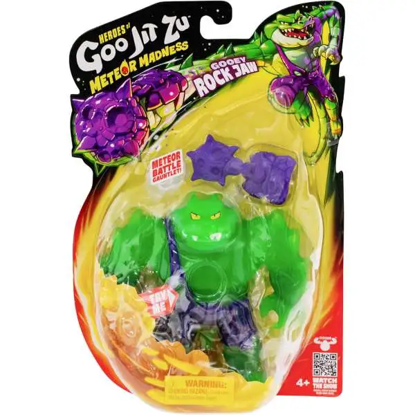 Heroes of Goo Jit Zu Meteor Madness Rock Jaw Action Figure [Gooey]