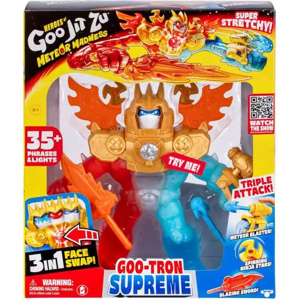 MEDICOM TOY - gottu Heroes of Goo Jit Zu Meteor Madness Goo-Tron Supreme Action Figure