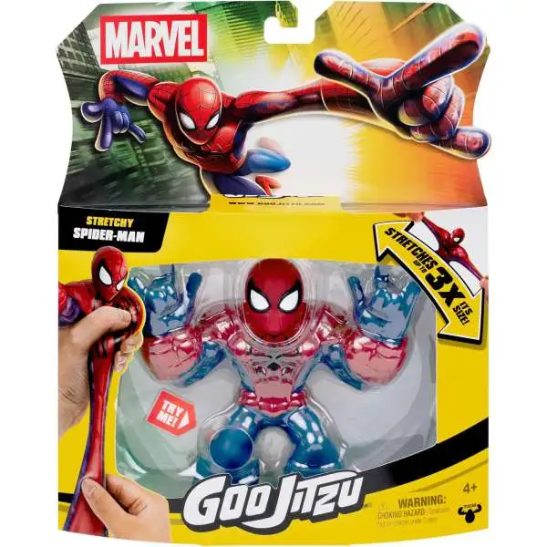 Heroes of Goo Jit Zu Marvel Avengers Stretchy Spider-Man Action Figure [Damaged Package]
