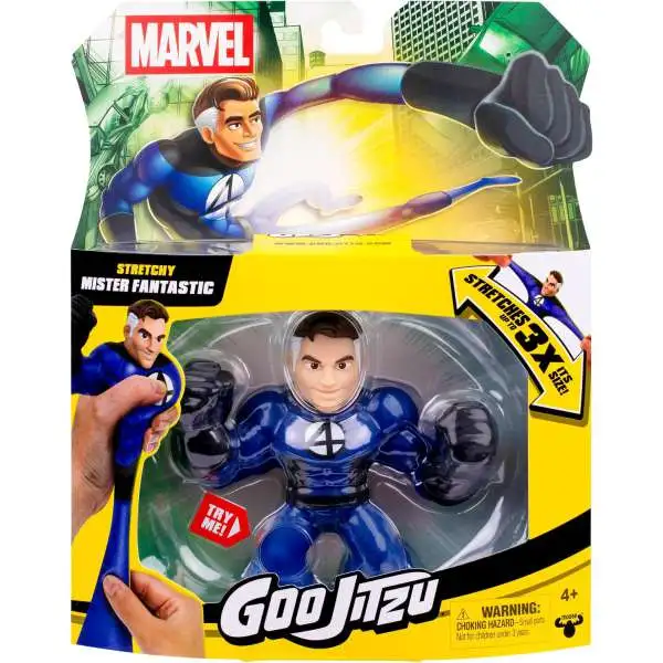 Heroes of Goo Jit Zu Marvel Avengers Stretchy Mister Fantastic Action Figure
