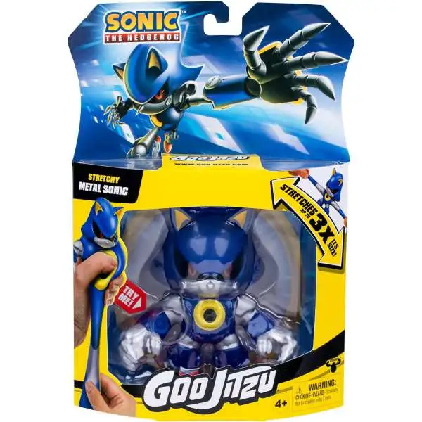 Heroes of Goo Jit Zu Sonic the Hedgehog Stretchy Metal Sonic Action Figure