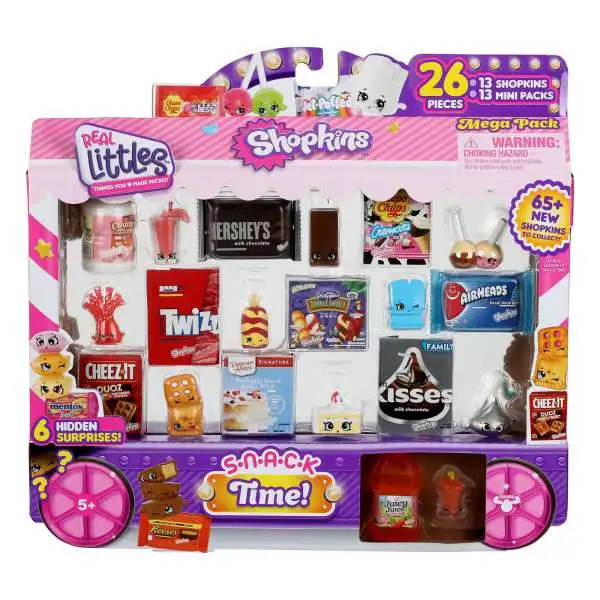 Shopkins Real Littles Series 16 Snack Time! 26-Piece Mega Pack [13 Shopkins & 13 Mini Packs]