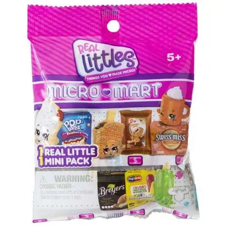 Shopkins Real Littles Season 15 Micro Mart Mystery Mini Pack [1 Real Little + 1 Mini Pack]