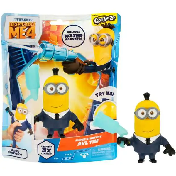 Despicable Me 4 Heroes Goo Jit Zu AVL Tim Action Figure