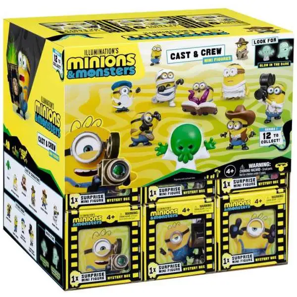 Despicable Me Minions & Monsters Cast & Crew Mystery Box [18 Packs]