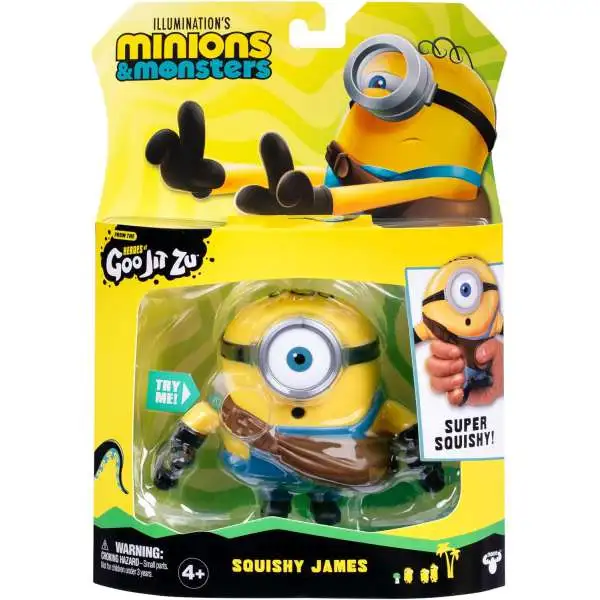 Minions & Monsters Heroes Goo Jit Zu Squishy James Action Figure [Super Squishy]