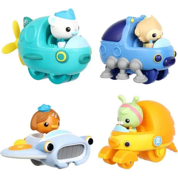 Fisher Price Octonauts Above & Beyond Octo-Racers Vehicle 4-Pack