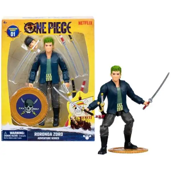 One Piece Adventure Series 1 Roronoa Zoro 6 Action Figure Moose