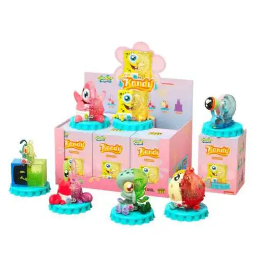 Freeny's Hidden Dissectibles Kandy x Spongebob Squarepants Soda Edition 4-Inch Mini Figure PVC Blind Box [6 Packs]