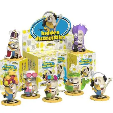 Freeny's Hidden Dissectibles Series 1 Kandy x Minions Vacation Edition 4-Inch Mini Figure PVC Blind Pack [1 RANDOM Figure] (Pre-Order ships August)