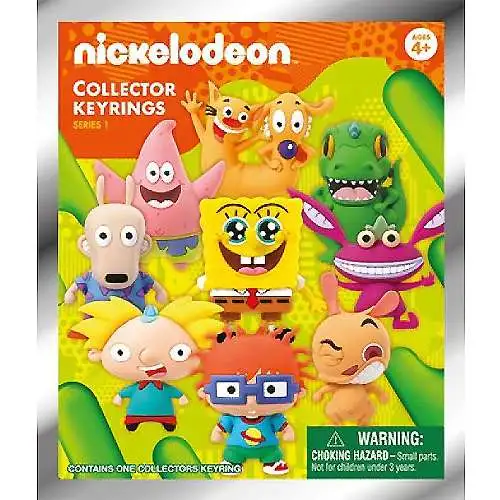 Nickelodeon 3D Figural Keyring Series 1 Mystery Pack [1 RANDOM Figure]
