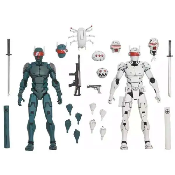 NECA Teenage Mutant Ninja Turtles The Last Ronin Synja Robots Action Figure 2-Pack [Patrol Troop Reinforcements]