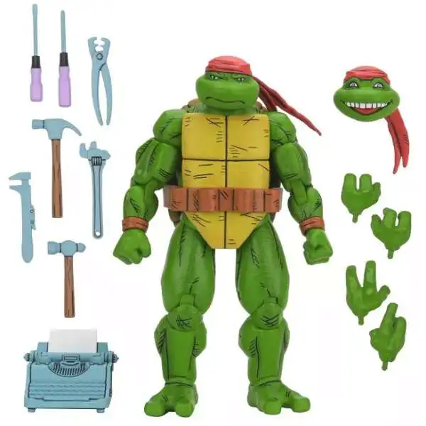 NECA Teenage Mutant Ninja Turtles Mirage Comics Handyman Donatello Action Figure