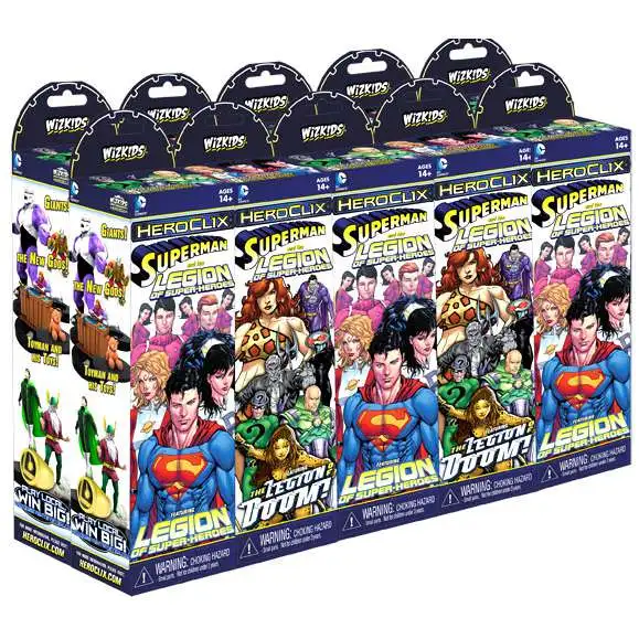 DC HeroClix Superman & The Legion of Super-Heroes Booster Brick [10 Packs]