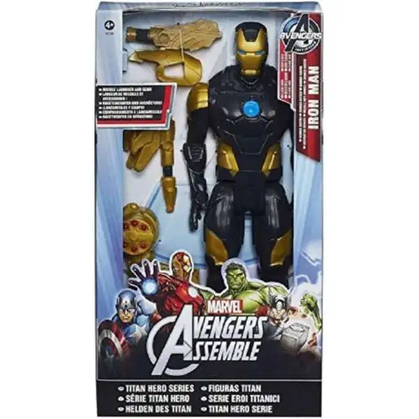 Marvel Avengers Assemble Titan Hero Series Bunker Buster Iron Man Action Figure