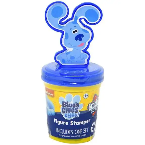 Kiddy Dough Blue's Clues & You! Figure Stamper & Dough