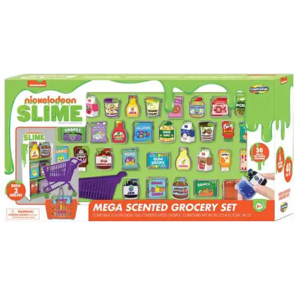 Nickelodeon Slime Mega Scented Grocery Set Slime [30 Compounds!]