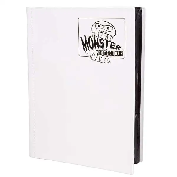 Monster Card Supplies White 9-Pocket Binder