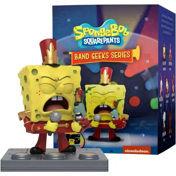 Spongebob Squarepants Band Geeks 4-Inch Mini Figure PVC Blind Pack [1 RANDOM Figure]