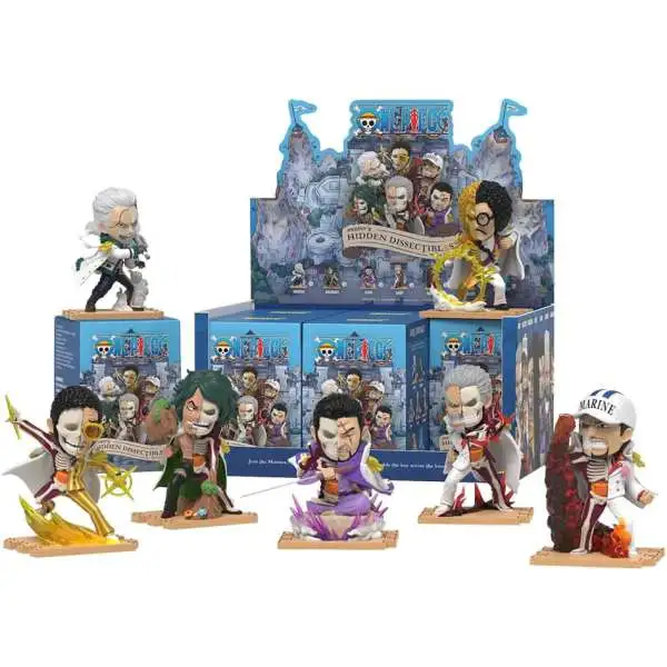 One Piece Freeny's Hidden Dissectibles Marines Edtion Mystery Box [6 Packs]