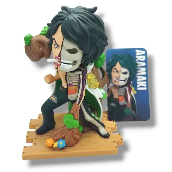 One Piece Freeny's Hidden Dissectibles Marines Edtion Aramaki (Ryokugyu) 4-Inch Mini Figure [Loose]