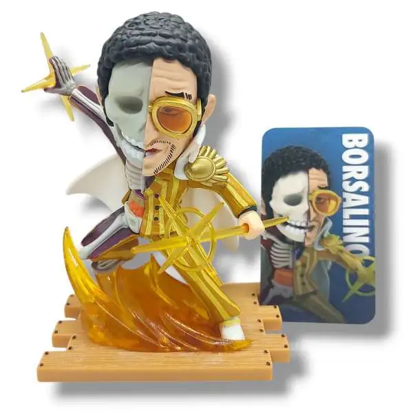 One Piece Freeny's Hidden Dissectibles Marines Edtion Borsalino (Kizaru) 4-Inch Mini Figure [Loose]