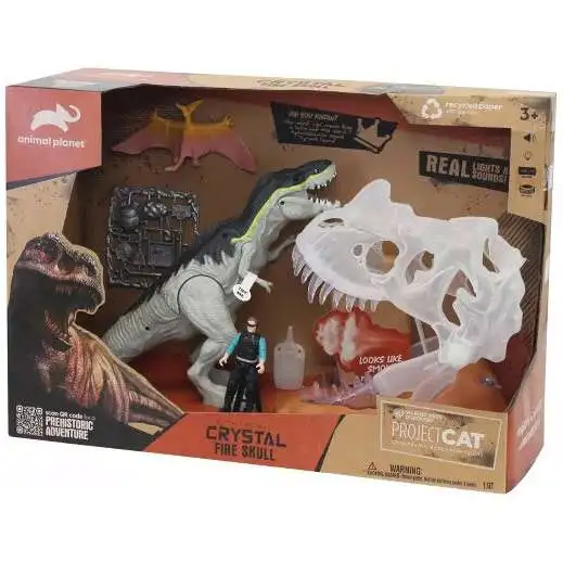 Animal Planet Crystal Fire Skull Playset [Lights & Sound]