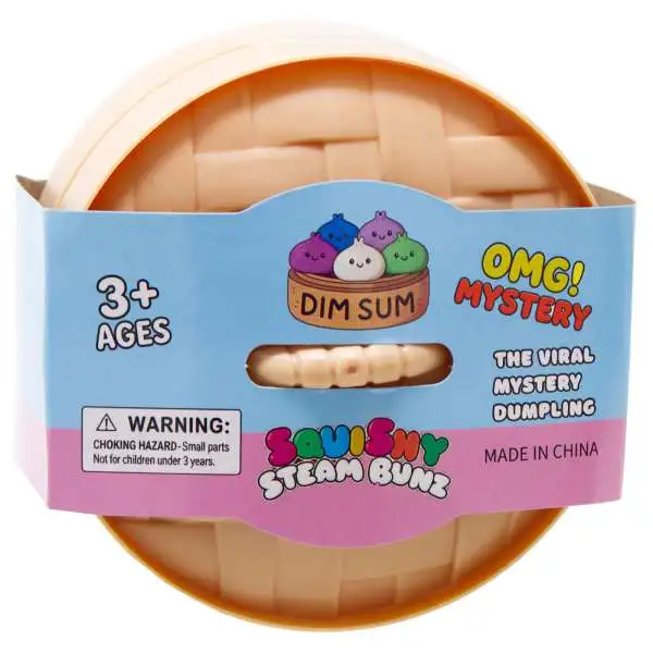 SquiShy Steam Bunz Dim Sum Dumpling Squeeze Toy Mystery Pack [1 RANDOM Dumpling]