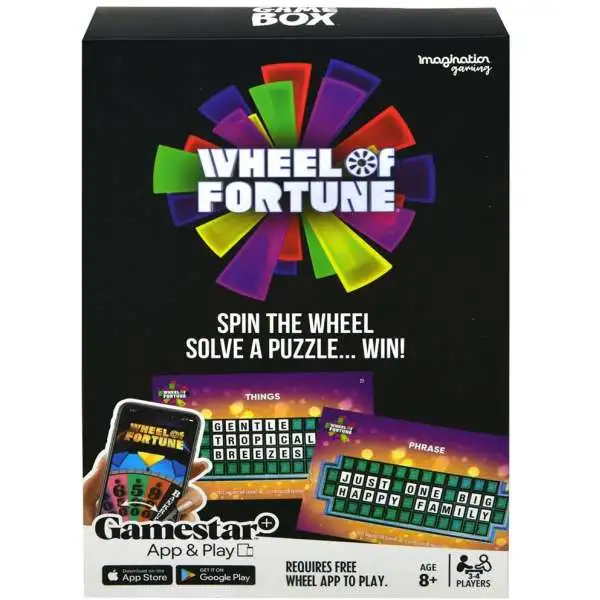 Gamestar Game Box Wheel of Fortune Game