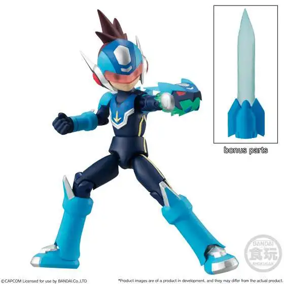 Mega Man Legends Shokugan 66 Action Series 2 Mega Man 2.6-Inch Trading Figure [Mega Man Star Force]