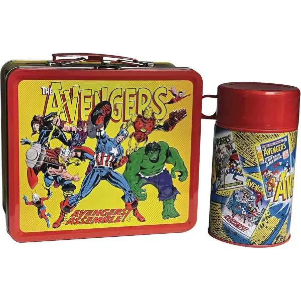 Marvel Tin Titans The Avengers Lunch Tin [with Thermos]