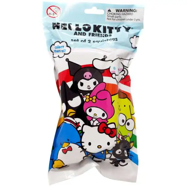 Sanrio Hello Kitty & Friends Squishies Mystery Pack [2 RANDOM Squishies]