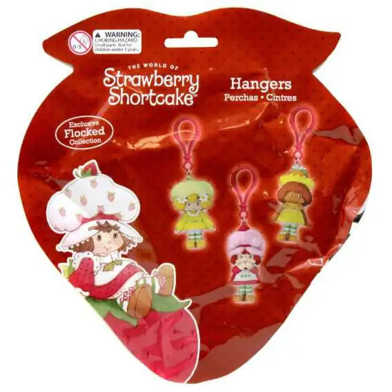 Strawberry Shortcake Flocked Collection Hangers Mystery Pack [1 RANDOM Hanger, Loose]
