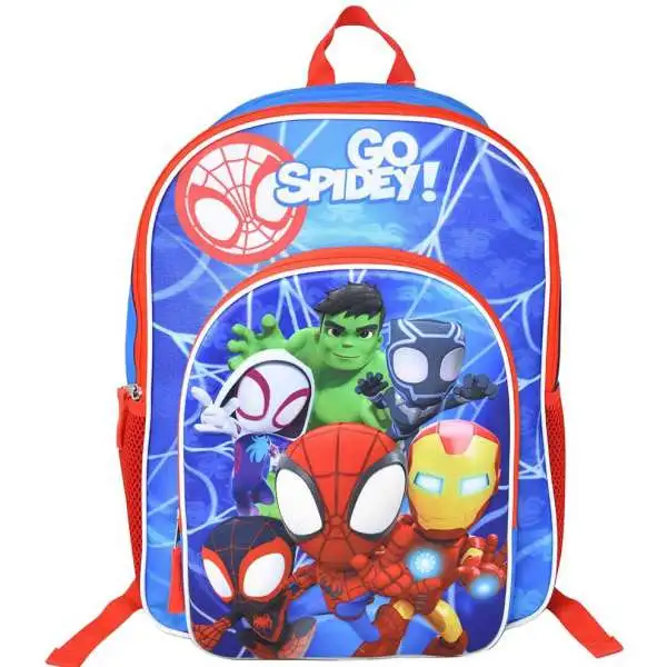 Marvel Spider-Man Spidey & Friends 16-Inch Backpack