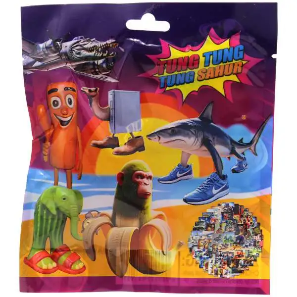 Tung Tung Tung Sahur Brainrot Mini Figure Mystery Pack