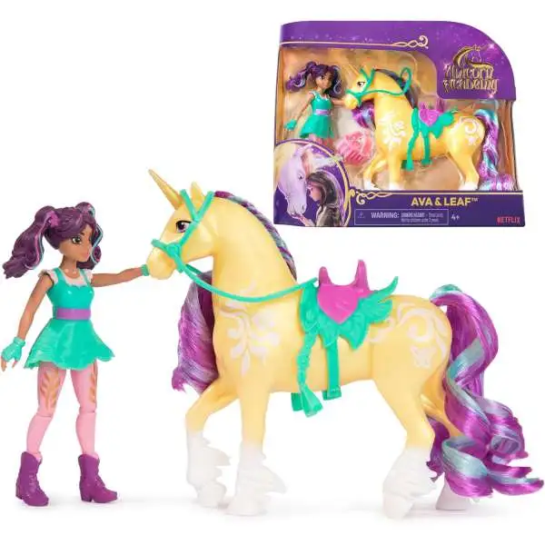 Unicorn Academy Ava & Leaf Figure Set
