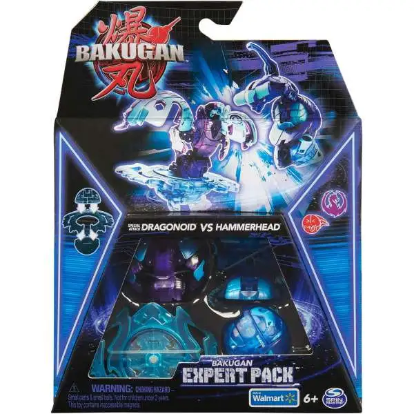 Bakugan Expert Pack Special Attack Dragonoid vs Hammerhead Exclusive Figure 2-Pack