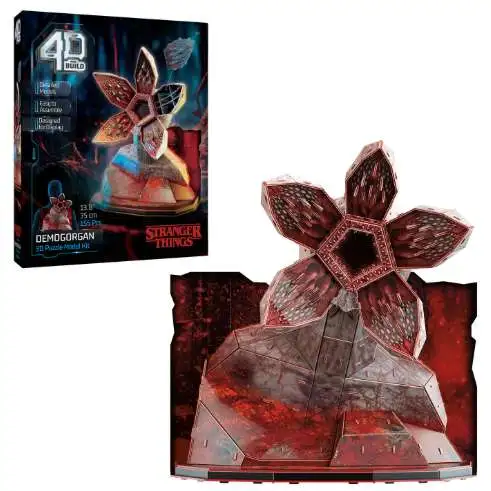 Stranger Things 4D Build Demogorgon 3D Puzzle Model Kit