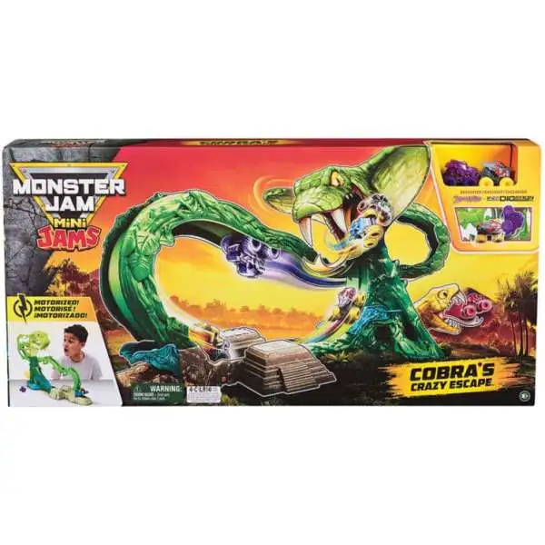Monster Jam Mini Jams Cobras Crazy Escape Playset Random Color