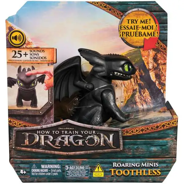 How to Train Your Dragon 2025 Movie Roaring Minis Toothless Interactive Toy [25+ Sounds]