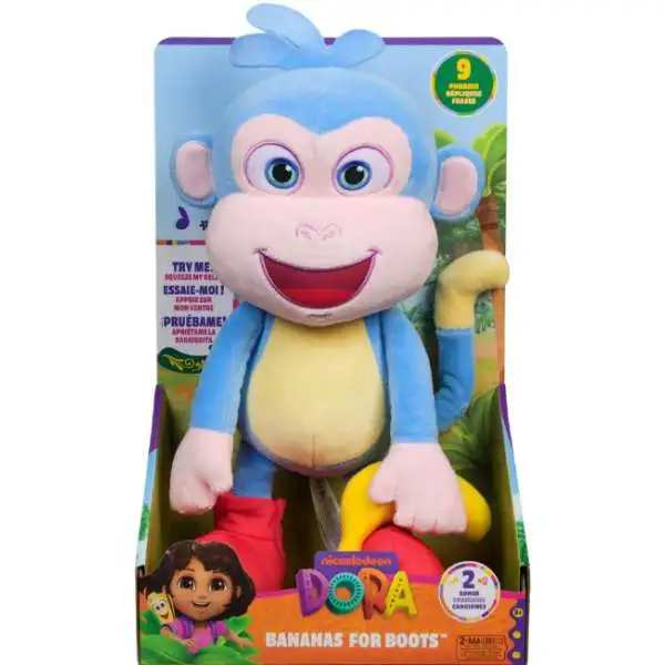 Dora the Explorer Bananas for Boots Exclusive 13-Inch Plush with Sound